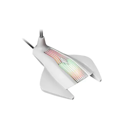 Mars Gaming MMICX, Micrófono Estudio Profesional LED, Mute, USB+Jack 3.5mm, Negro