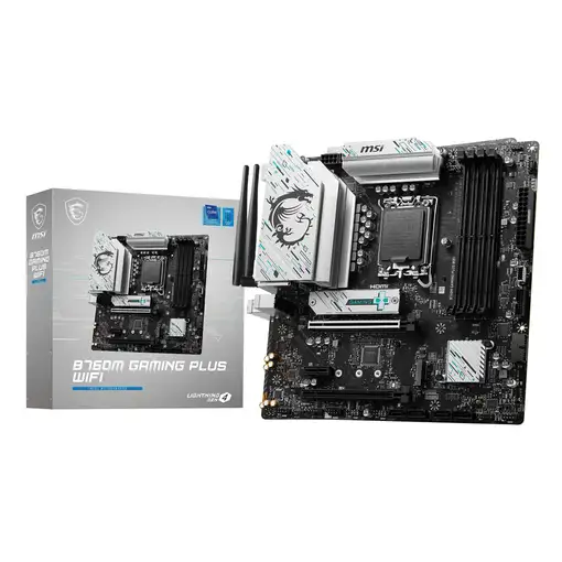 MSI B760M GAMING PLUS WIFI placa base Intel B760 LGA 1700 micro ATX