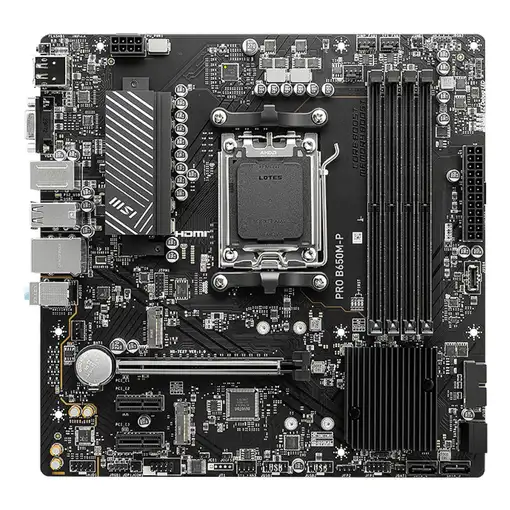 MSI PRO B650M-P placa base AMD B650 Zócalo AM5 micro ATX