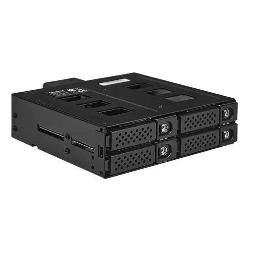 Chieftec CBP-425 panel bahía disco duro Placa de bus común o backplane Negro