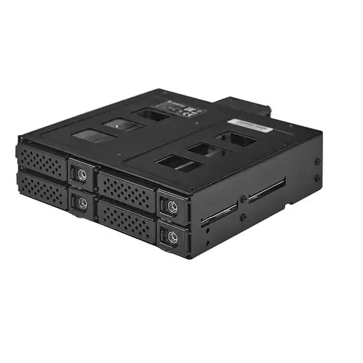 Chieftec CBP-425 panel bahía disco duro Placa de bus común o backplane Negro