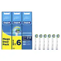 Oral-B Precision Clean 80339528 cepillo de cabello 6 pieza(s) Blanco