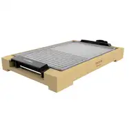 Cecotec 03091 plancha eléctrica Independiente 2000 W Gris, Madera