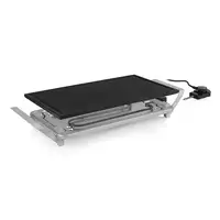 Princess 01.103150.01.001 plancha eléctrica Independiente 1500 W Plata, Color pied