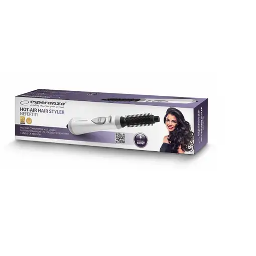 Esperanza EBL001W Utensilio de peinado Cepillo de aire caliente Caliente Negro, Bl