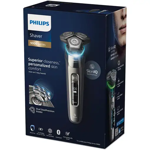 Philips SHAVER Series 9000 S9974/35 Afeitadora eléctrica Wet & Dry con SkinIQ