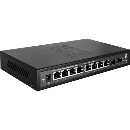 LevelOne GES-2110 switch Gestionado L2 Gigabit Ethernet (10/100/1000) Negro