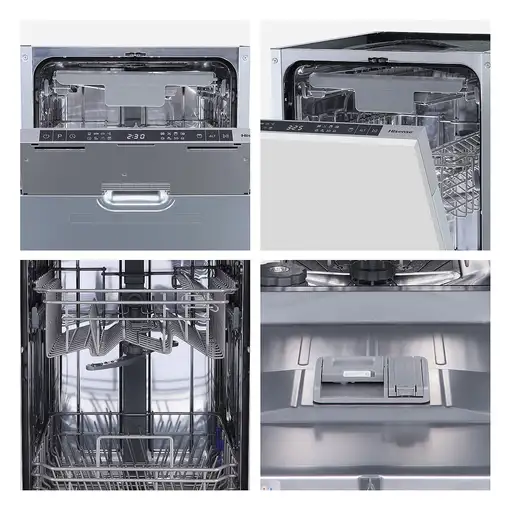 Hisense HV543D10 lavavajillas Completamente integrado 11 cubiertos D