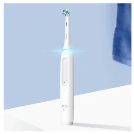 Oral-B iO Series 4 Quite Adulto Cepillo dental giratorio Blanco