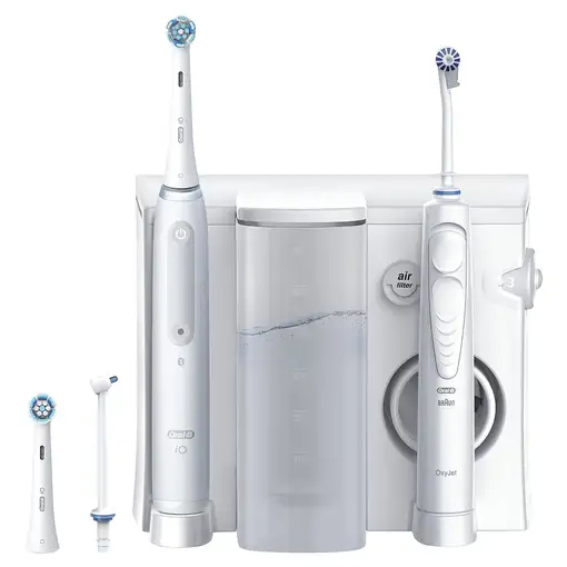 Oral-B iO4 & OxyJet Adulto Cepillo dental oscilante Blanco
