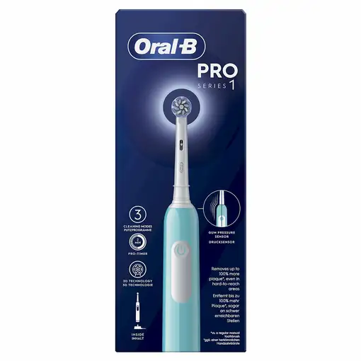 Oral-B Pro 1 Sensitive Clean Adulto Cepillo dental oscilante Azul