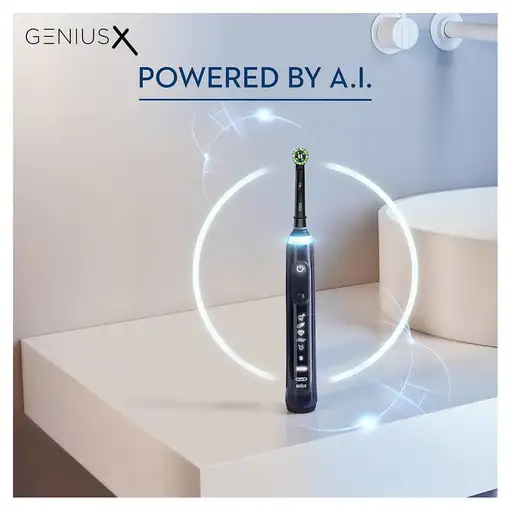 Oral-B Genius X Adulto Cepillo de dientes oscilante Negro