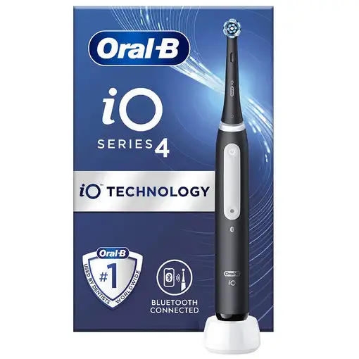 Oral-B iO 4 Adulto Cepillo dental giratorio Negro