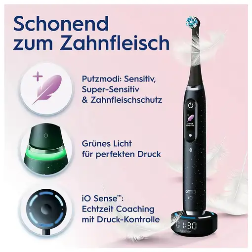 Oral-B iO iO10 Adulto Cepillo dental giratorio Negro