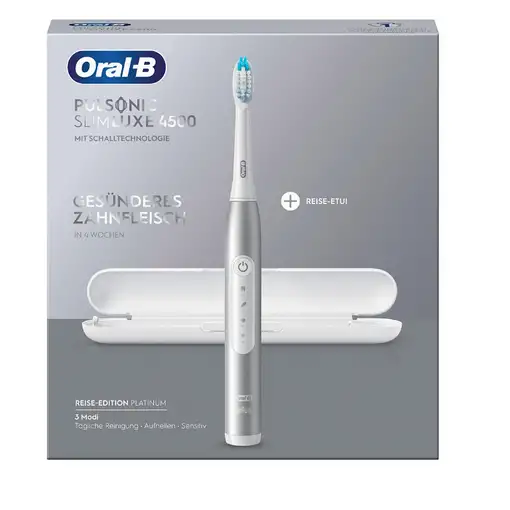 Oral-B Pulsonic Slim Luxe 4500 Adulto Cepillo dental sónico Platino