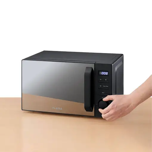 Flama 1833FL microondas Negro Solo microondas Encimera 20 L 700 W