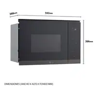 Microondas  Acero inoxidable con grill Integrado 2 negro MG7Z2593B TEKA