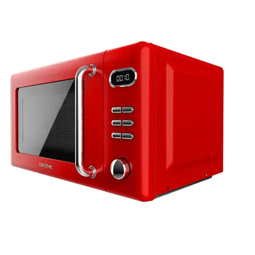 Microondas con grill Encimera 20 L rojo 01715 CECOTEC