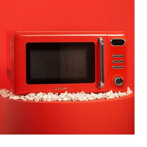 Microondas con grill Encimera 20 L rojo 01715 CECOTEC