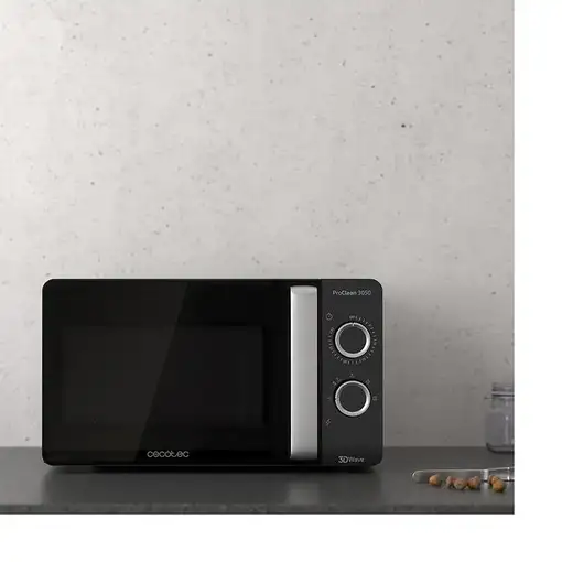 Cecotec 01528 microondas Negro Solo microondas Encimera 20 L 700 W