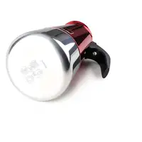 Ibili Moca Cafetera italiana 0,46 L Negro, Rojo, Acero inoxidable