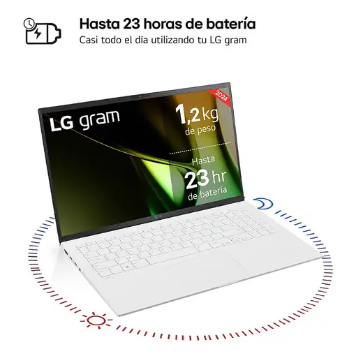 LG 15Z90S Intel Core Ultra 7 155H Portátil 39,6 cm (15.6'') Full HD 16 GB LPDDR5-S