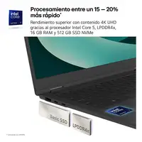 LG Gram 14ZD90RU-G.AX55B ordenador portatil Intel® Core™ i5 i5-1334U Portátil 35,6