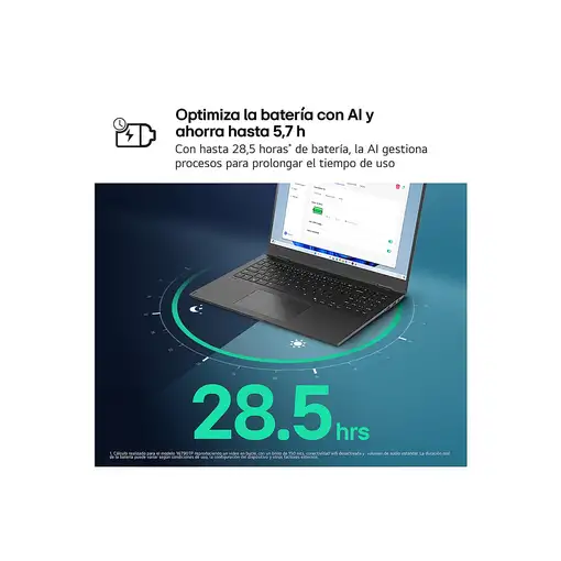 LG Gram 16Z90TL-G.AU88B ordenador portatil Intel Core Ultra 7 258V Portátil 40,6 c