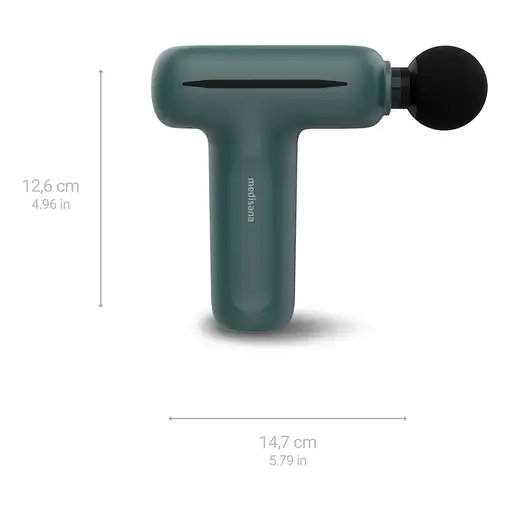 Medisana MG 200 masajeador Músculo Negro, Gris