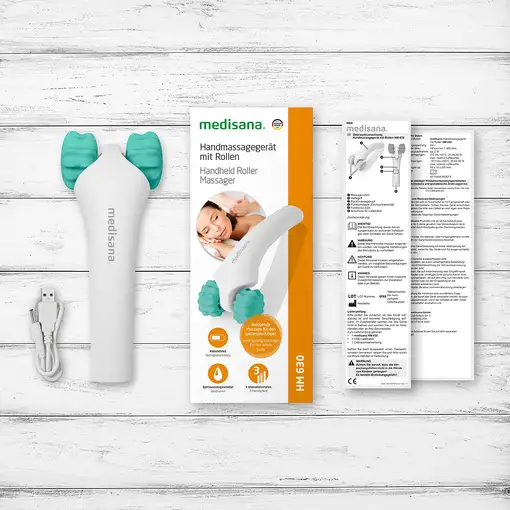 Medisana HM 630 masajeador Universal Color aguamarina, Blanco