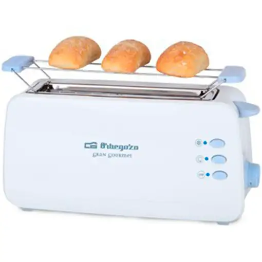Orbegozo TO 4012 2 rebanada(s) 800 W Azul, Blanco