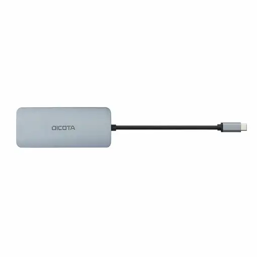 DICOTA D32062 hub de interfaz USB Tipo C Plata
