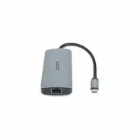 DICOTA D32062 hub de interfaz USB Tipo C Plata