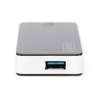Digitus Concentrador USB 3.0, 4 puertos, color negro