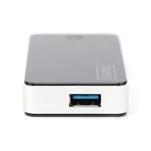 Digitus Concentrador USB 3.0, 4 puertos, color negro