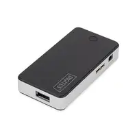 Digitus Concentrador USB 3.0, 4 puertos, color negro
