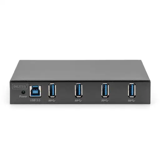Digitus Hub USB 3.0 de 4 puertos, Industrial Line