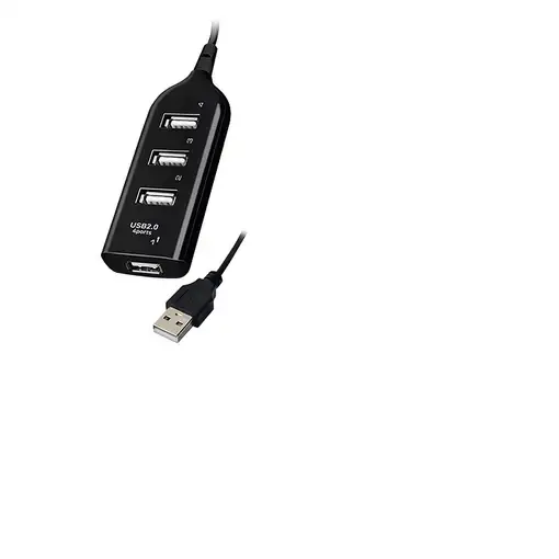 Vakoss TC-234UX hub de interfaz USB 2.0 Negro
