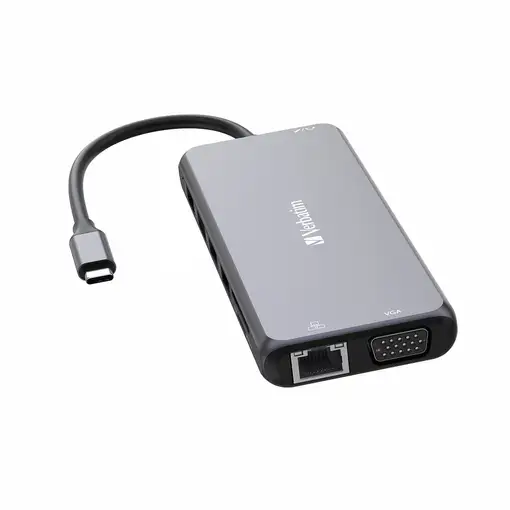 Verbatim CMH-14 USB Tipo C 5000 Mbit/s Plata