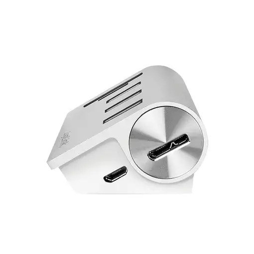 LogiLink CR0045 hub de interfaz USB 3.2 Gen 1 (3.1 Gen 1) Type-A 5000 Mbit/s Plata
