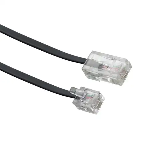 Schwaiger 3.0m RJ-11 - RJ-45 3 m Negro