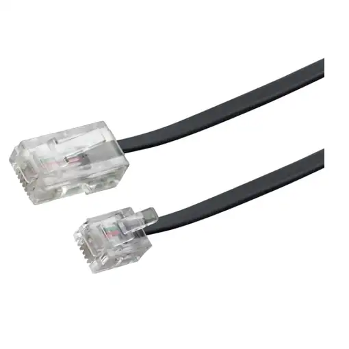 Schwaiger 3.0m RJ-11 - RJ-45 3 m Negro