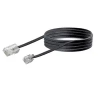 Schwaiger 3.0m RJ-11 - RJ-45 3 m Negro