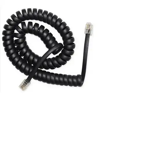 Gembird TC4P4CS-2M cable telefónico Negro
