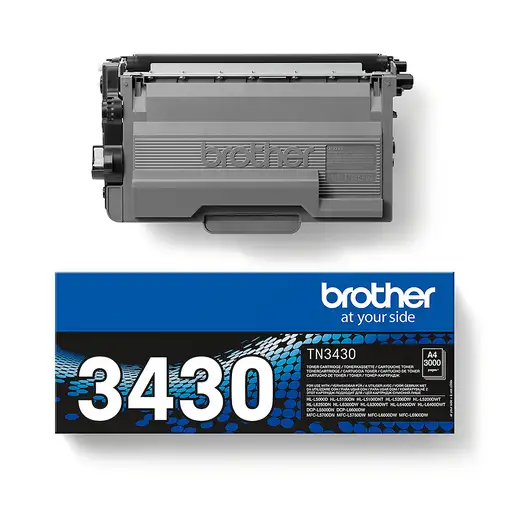 Brother TN-3430 cartucho de tóner 1 pieza(s) Original Negro