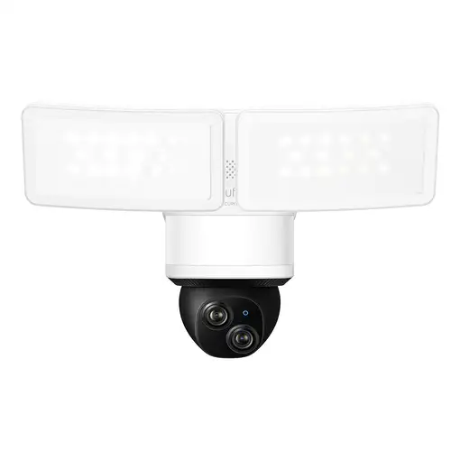 Eufy Security Floodlight Camera E340 con cable, giro de 360° e inclinación, grabac