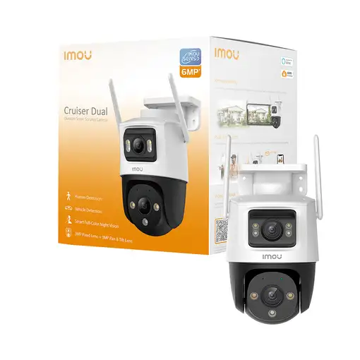 Imou Cruiser Dual 6MP Torreta Cámara de seguridad IP Exterior 2304 x 1296 Pixeles