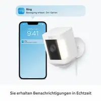Ring Spotlight Cam Plus Plug Caja Cámara de seguridad IP Exterior 1920 x 1080 Pixe