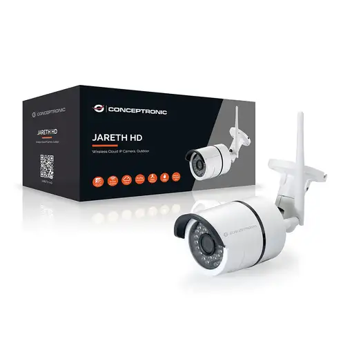 Conceptronic JARETH02W cámara de vigilancia Bala (forma) Cámara de seguridad IP Ex