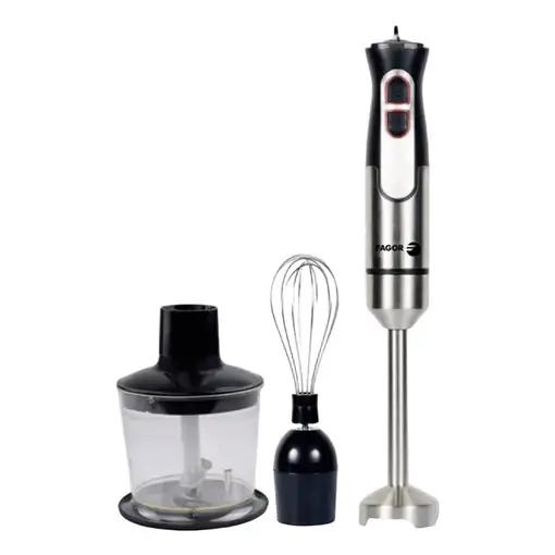 Fagor Divamix Innox 0,6 L Batidora de inmersión 1000 W Negro, Gris, Acero inoxidab